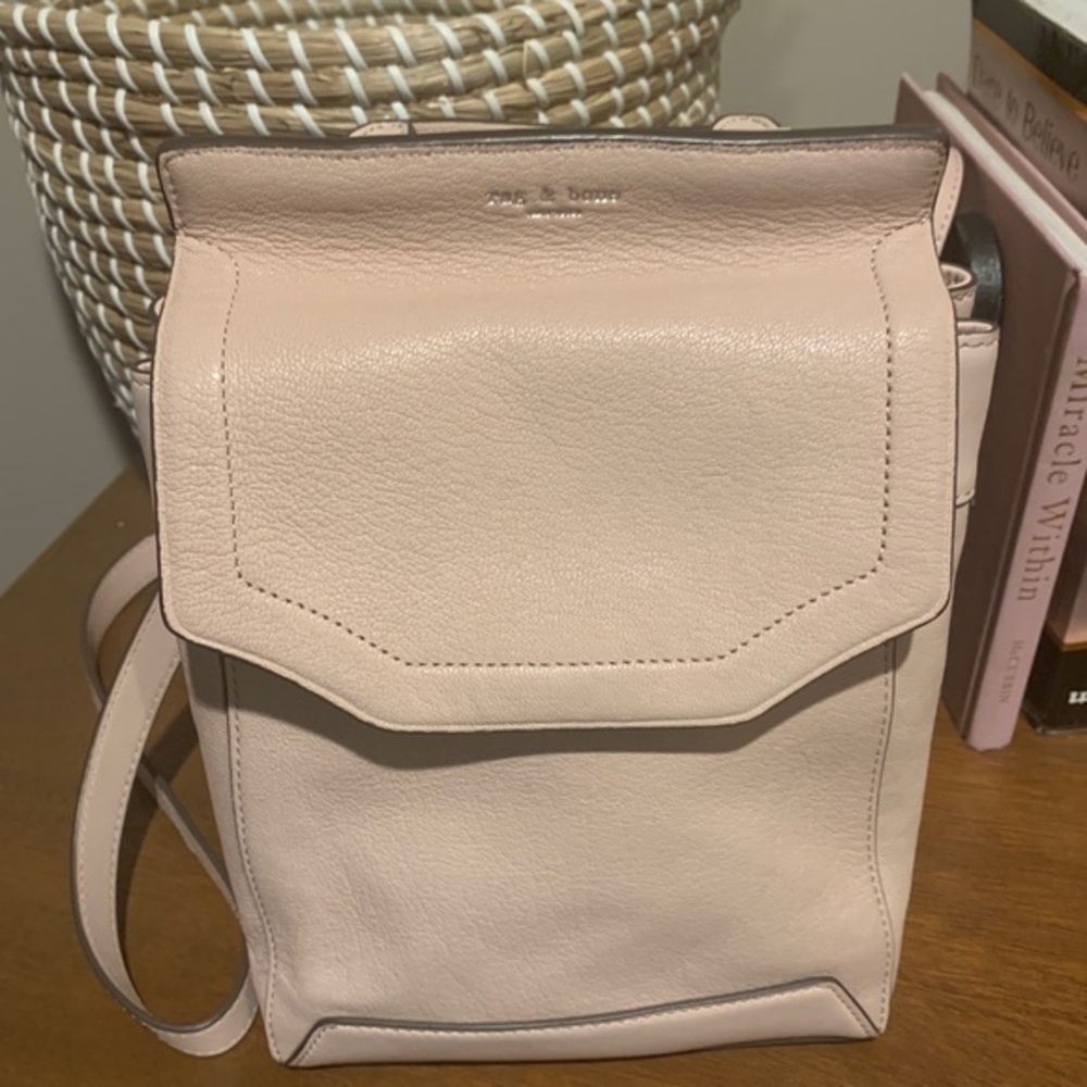 Rage & Bone Mini Pilot Leather Backpack Purse